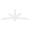 Ekena Millwork Alberta Architectural Grade PVC Gable Bracket, 96"W x 36"H x 4"D x 6"F, 9/12 Pitch GBP096X36X0406ALB00 - alternate 4